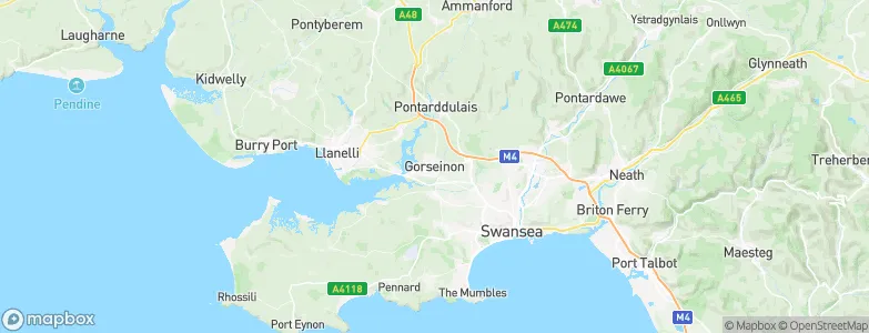 Gorseinon, United Kingdom Map