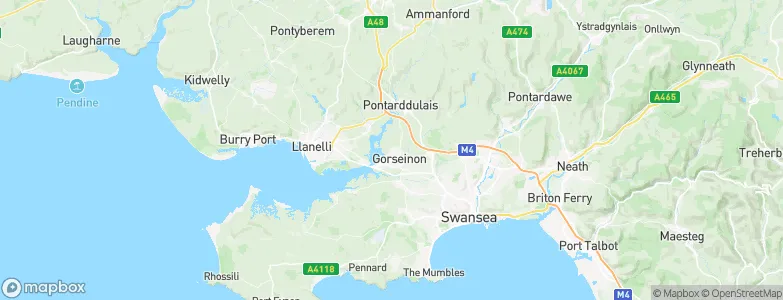 Gorseinon, United Kingdom Map