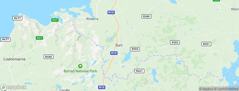 Gort, Ireland Map