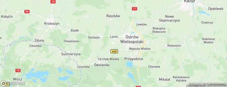 Gorzyce Wielkie, Poland Map