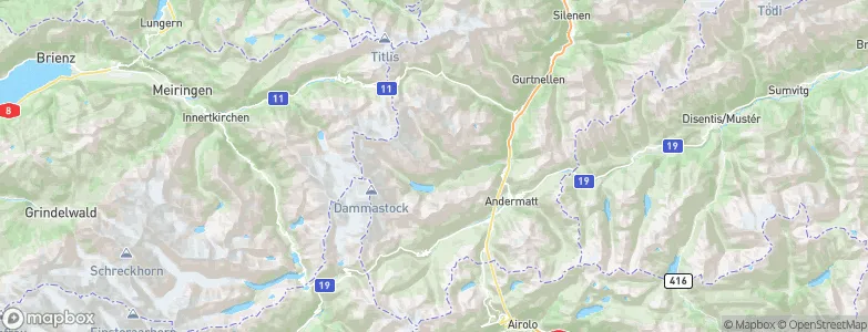 Göschenen, Switzerland Map