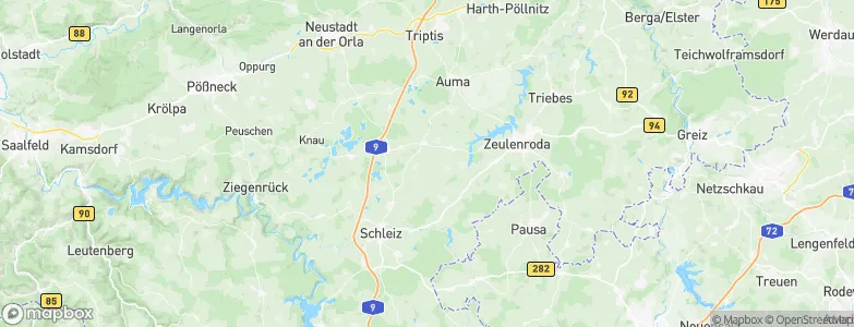 Göschitz, Germany Map