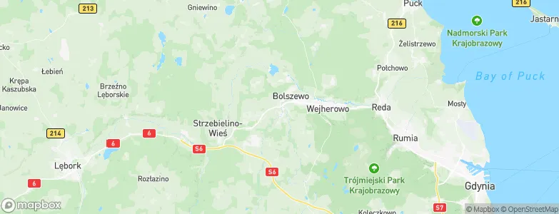Gościcino, Poland Map