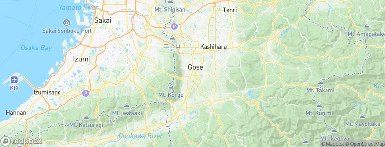Gose, Japan Map