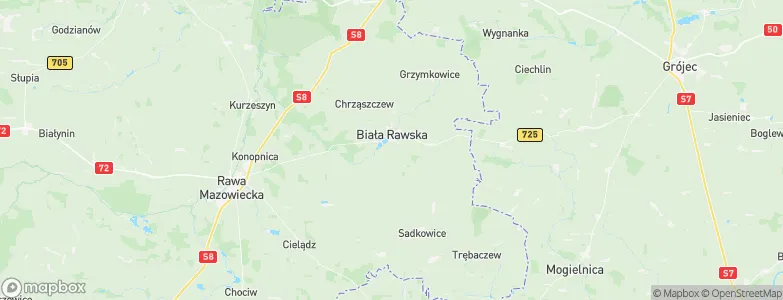 Goślinki, Poland Map