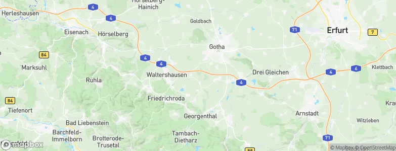Gospiteroda, Germany Map
