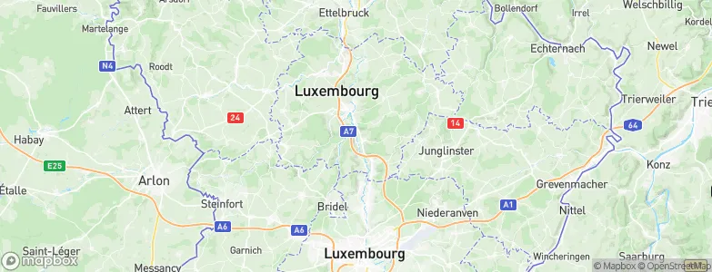 Gosseldange, Luxembourg Map