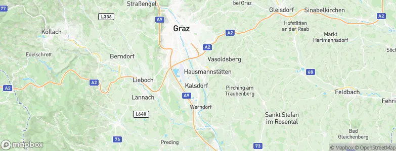 Gössendorf, Austria Map