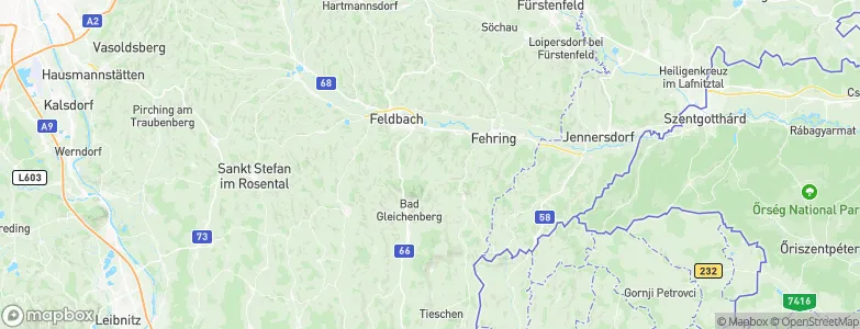 Gossendorf, Austria Map