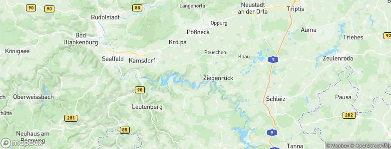 Gössitz, Germany Map