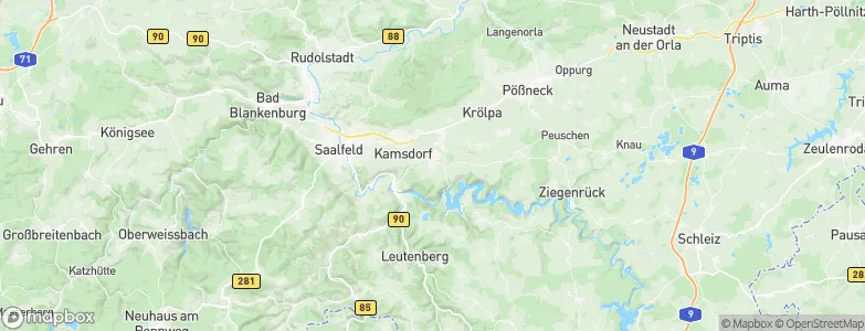Goßwitz, Germany Map