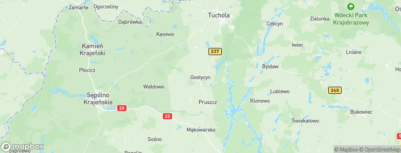 Gostycyn, Poland Map