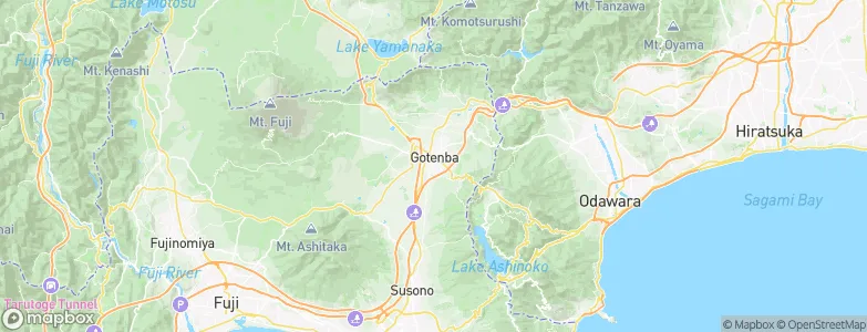 Gotenba, Japan Map