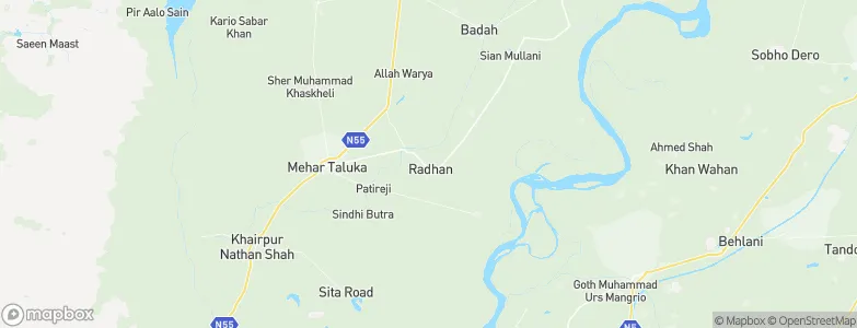 Goth Radhan, Pakistan Map