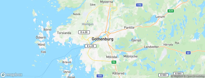 Gothenburg, Sweden Map