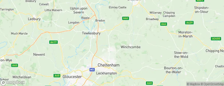 Gotherington, United Kingdom Map