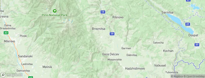 Gotse Delchev, Bulgaria Map