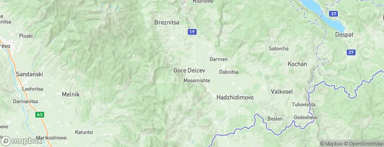 Gotse Delchev, Bulgaria Map