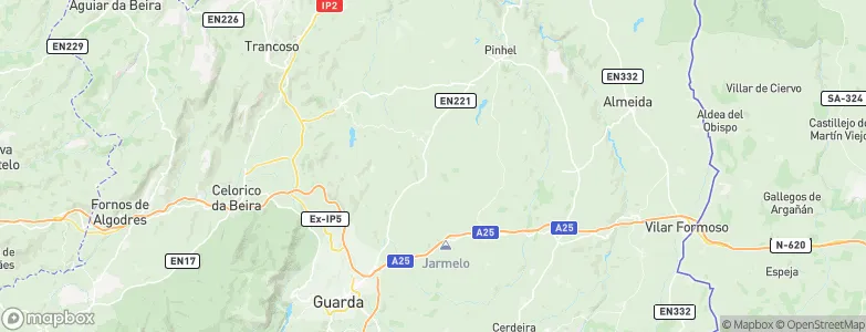 Gouveia, Portugal Map