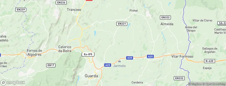 Gouveias, Portugal Map