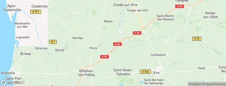 Gouvets, France Map