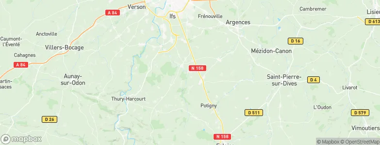 Gouvix, France Map