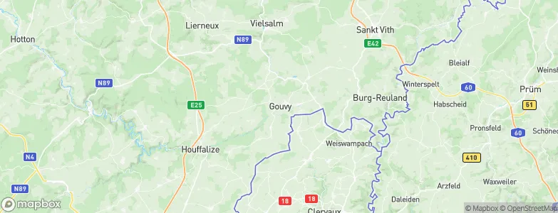 Gouvy, Belgium Map
