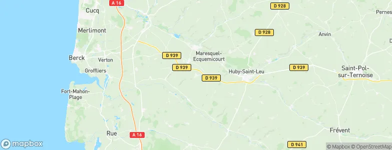 Gouy-Saint-André, France Map
