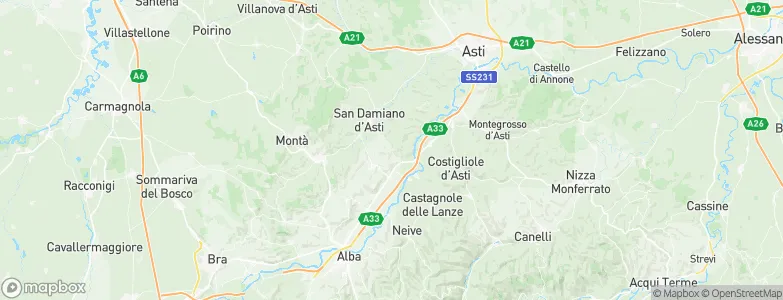 Govone, Italy Map