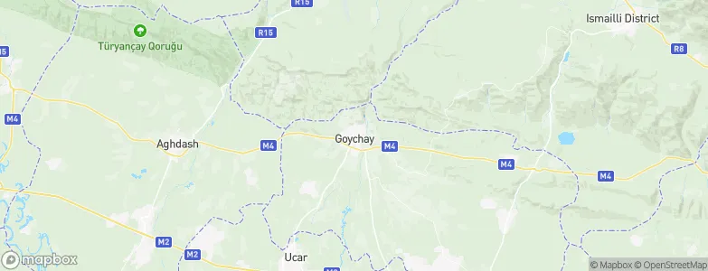 Göyçay, Azerbaijan Map