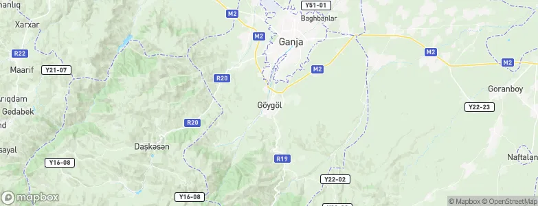 Goygol, Azerbaijan Map