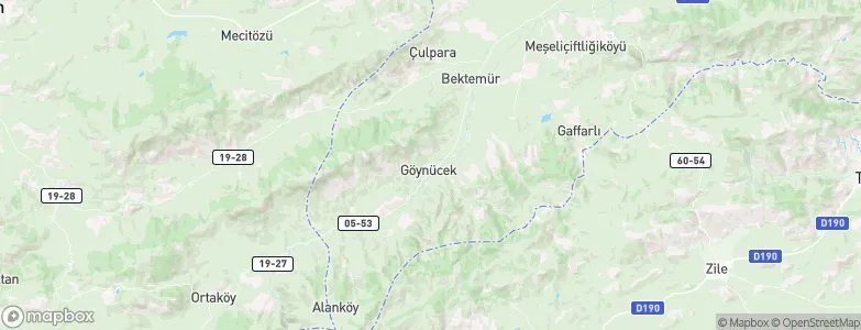 Göynücek, Turkey Map