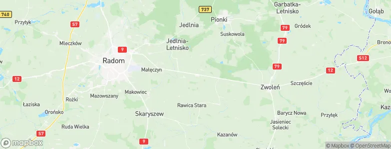 Gózd, Poland Map