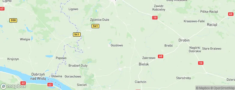 Gozdowo, Poland Map