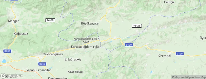 Gözyeri, Turkey Map