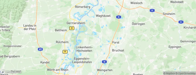 Graben-Neudorf, Germany Map