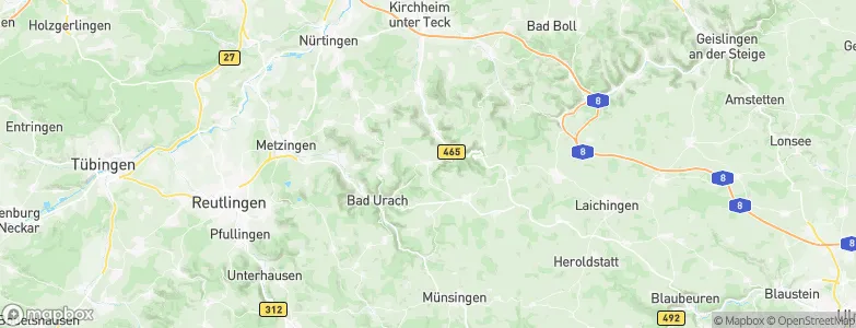 Grabenstetten, Germany Map