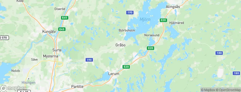 Gråbo, Sweden Map