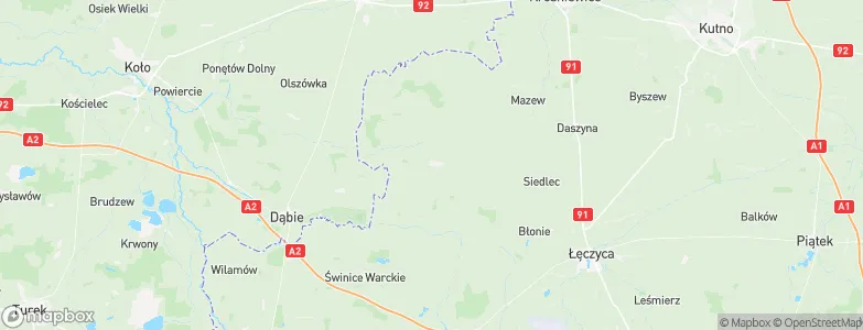 Grabów, Poland Map
