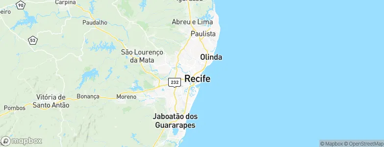 Graças, Brazil Map