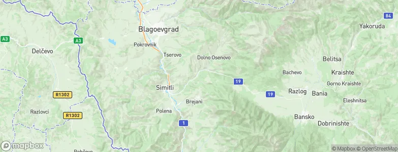 Gradevo, Bulgaria Map