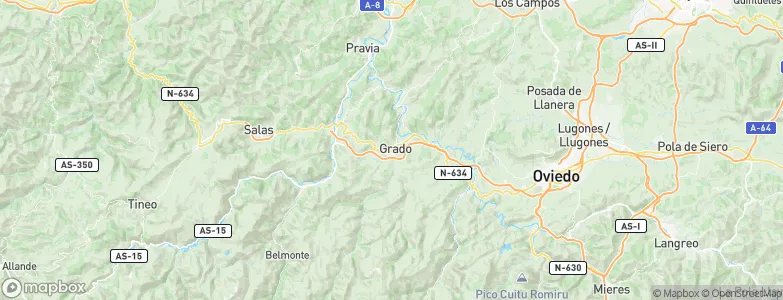 Grado, Spain Map