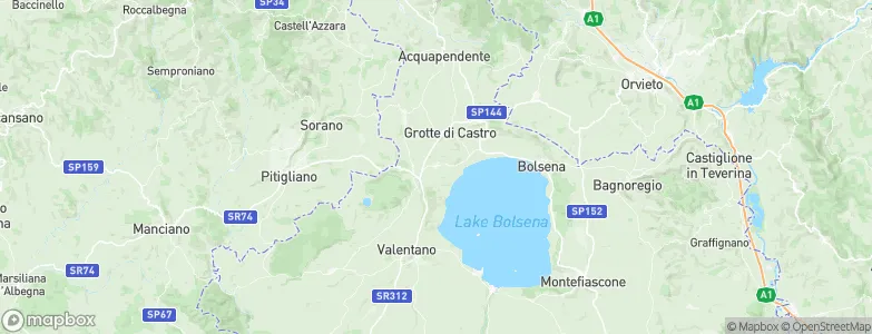 Gradoli, Italy Map