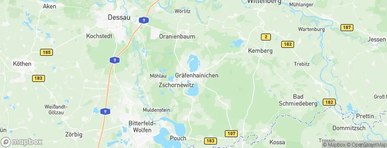 Gräfenhainichen, Germany Map