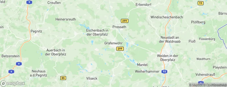 Grafenwöhr, Germany Map