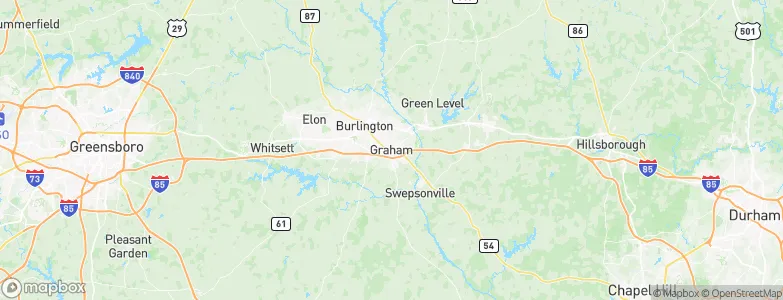 Graham, United States Map