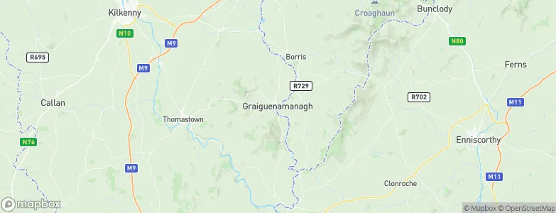 Graiguenamanagh, Ireland Map