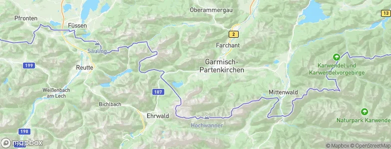 Grainau, Germany Map