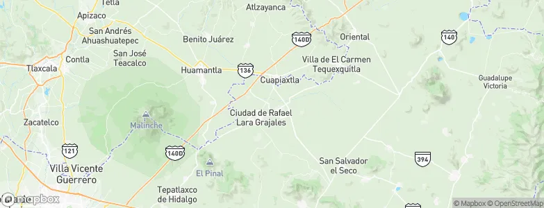 Grajales, Mexico Map