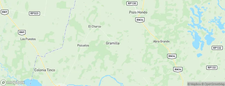 Gramilla, Argentina Map